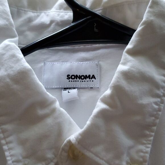 Pearl White button down shirt - Picture 2 of 4
